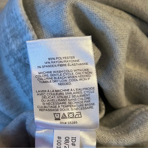 Express Men’s XXL Tall Flannel Gray Plaid Button Long Sleeve Casual Shirt - Picture 5 of 8